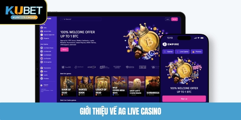 Giới thiệu về AG Live Casino