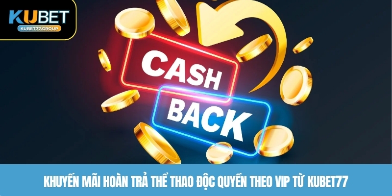 Khuyến mãi hoàn trả thể thao độc quyền theo VIP từ KUBET77